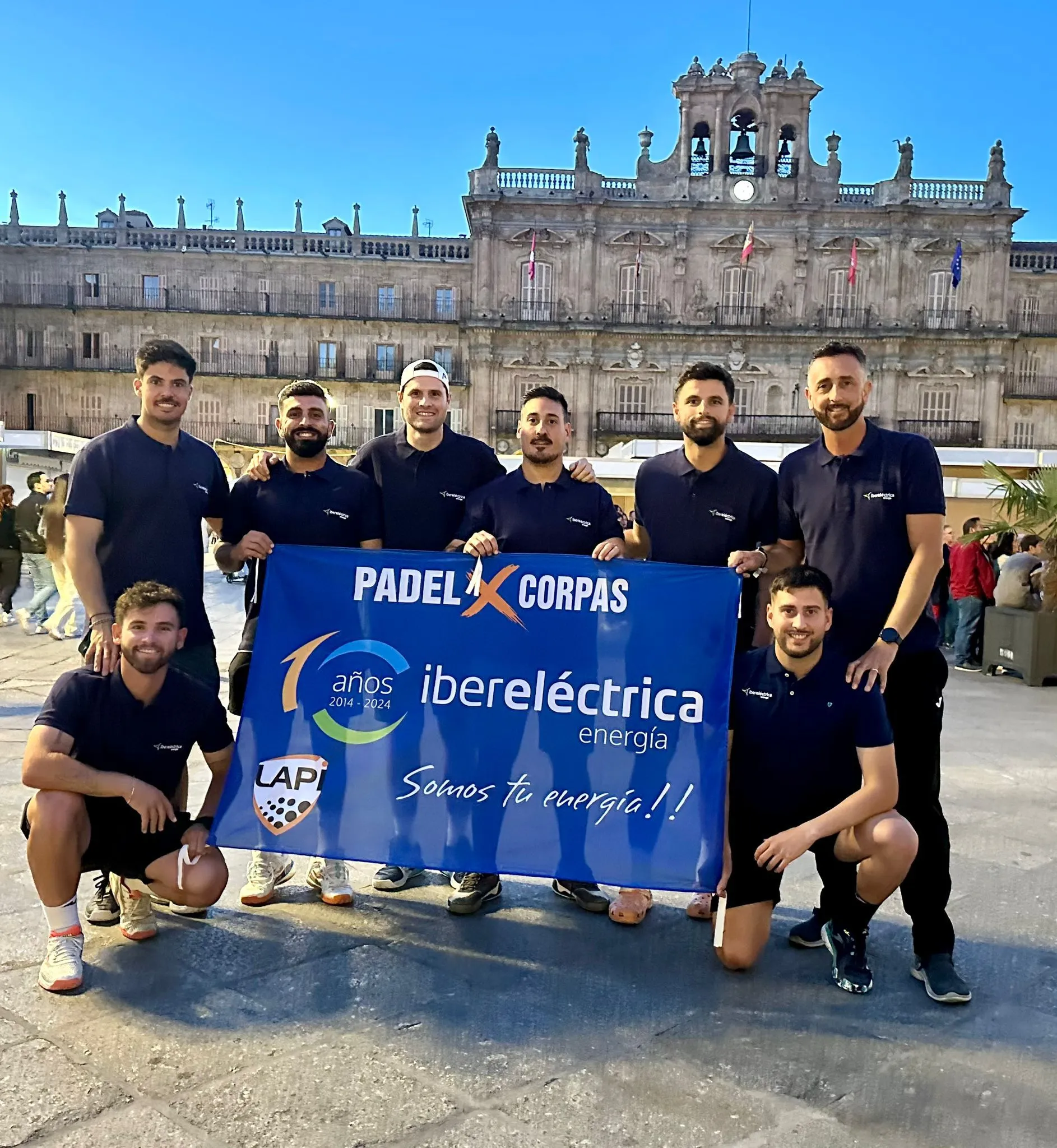 Equipo de Pádel Corpar Iberelectrica campeón de la lapi, liga de pádel internacional