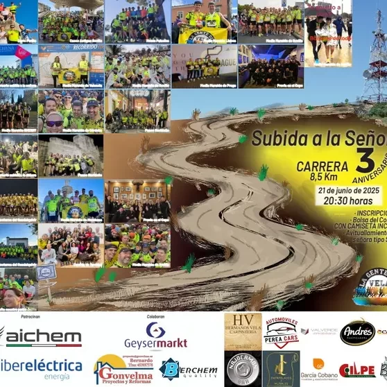 Cartel de la carrera la Gente del Vela de Marchena