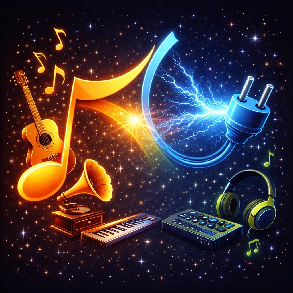 Relación e historia entre música y electricidad