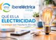 Ilustración de una bombilla encendida explicando qué es la electricidad y cómo funciona la energía eléctrica en el hogar