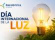 Ilustración del Día Internacional de la Luz relacionada con energía y sostenibilidad